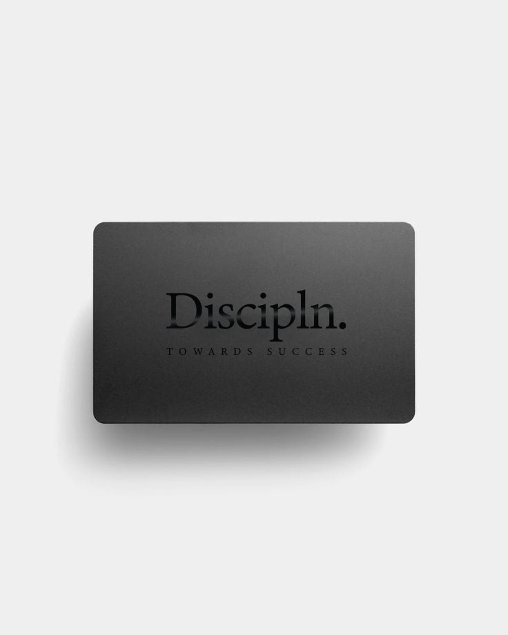Discipln. Gift Card — Towards Success